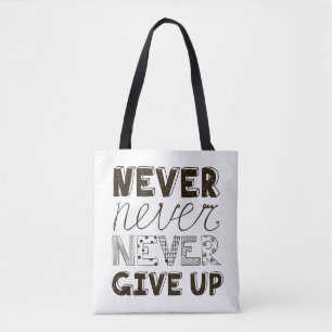 Bolsa Tote Nunca dê acima