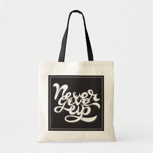 Bolsa Tote Nunca dê acima 2 (Frente)