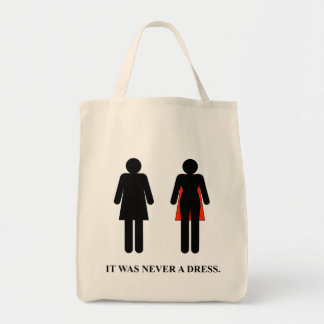 Bolsa Tote Nunca foi um vestido - Tote Bag