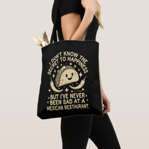 Bolsa Tote Nunca Fui Triste Em Um Restaurante Mexicano Engraç