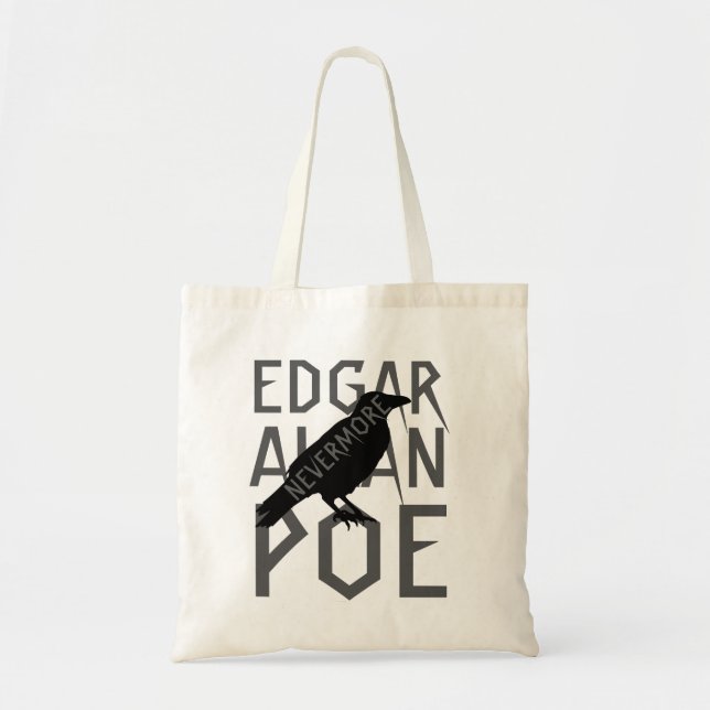 Bolsa Tote Nunca mais Edgar Allan Poe (Frente)