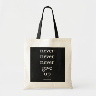 Bolsa Tote Nunca, Nunca Desista