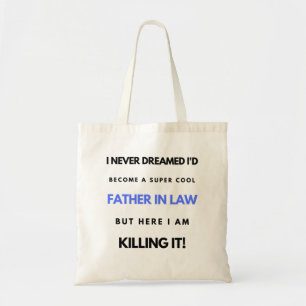 Bolsa Tote Nunca Sonhei que me tornaria um pai super Legal em