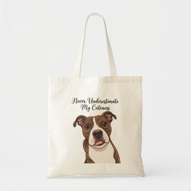 Bolsa Tote Nunca Subestime Minha Doçura (Frente)