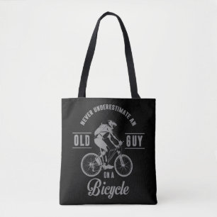 Bolsa Tote Nunca subestime uma Cara antiga na cidade de Mount