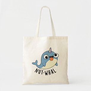 Bolsa Tote Nut-whal Funny Narwhal Pun