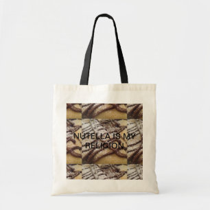 BOLSA TOTE NUTELLA É MINHA RELIGIÃO