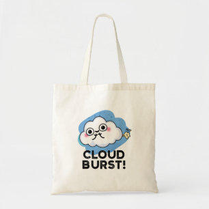 Bolsa Tote Nuvem Burst Cuja Nuvem Fart Pun