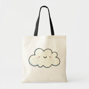 Bolsa Tote Nuvem de Kawaii Cute