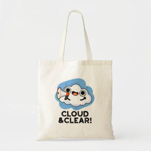 Bolsa Tote Nuvem E Arma De Tempo Engraçado