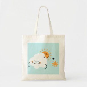 Bolsa Tote Nuvem E Saco De Toque Solto