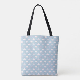 Bolsa Tote Nuvem Estelar Caprichosa Sonhadora Celestial