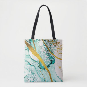 Bolsa Tote Nuvens de abstrato Art: Tinta Translúcida