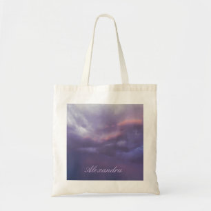 Bolsa Tote Nuvens de Tempestade Coloridas
