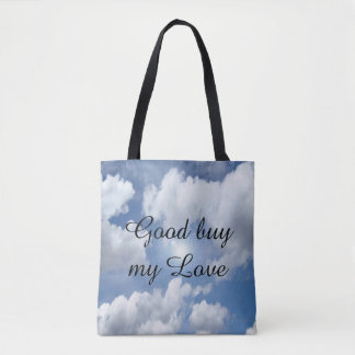 Bolsa Tote Nuvens do Céu Azul I + seu texto e ideias