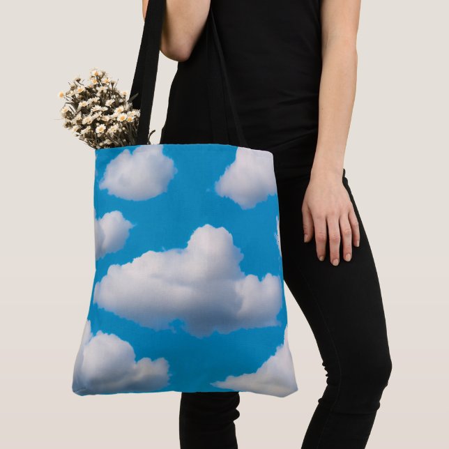 Bolsa Tote Nuvens Fluffy (Close Up)