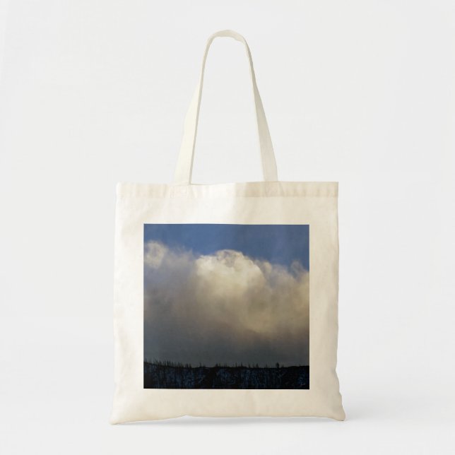 Bolsa Tote Nuvens sobre a Cordilheira (Frente)