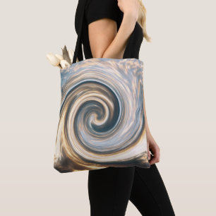 Bolsa Tote Nuvens Twirled.....