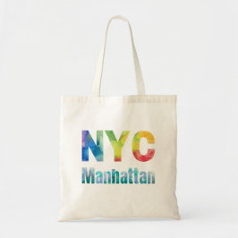 Bolsa Tote NYC Manhattan Tote Bag Colorida