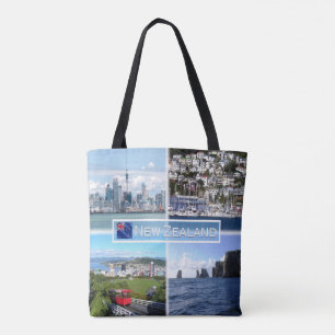 Bolsa Tote NZ Auckland Skyline - Wellington panorama -