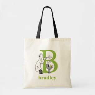 Bolsa Tote O ABC do Dr. Seuss: Letra B - Verde   Adicione seu