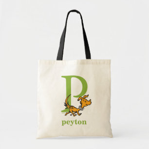 Bolsa Tote O ABC do Dr. Seuss: Letra P - Verde Adicione seu