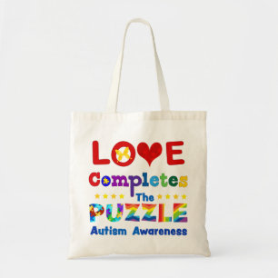 Bolsa Tote O amor completa o Quebra-cabeça