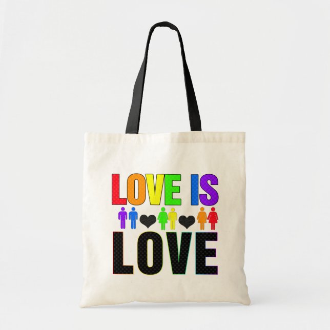 Bolsa Tote O amor é amor (Frente)