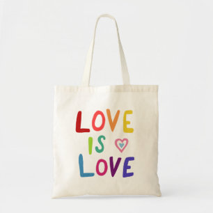 Bolsa Tote O AMOR É O ORGULHO Colorido