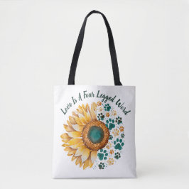 Bolsa Tote O Amor É Uma Palavra de Quatro Pernas, Amante de C