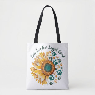 Bolsa Tote O Amor É Uma Palavra de Quatro Pernas, Amante de C
