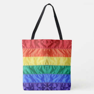 Bolsa Tote O amor LGBTQ LGBT Orgulho gay do Arco-Íris é amor