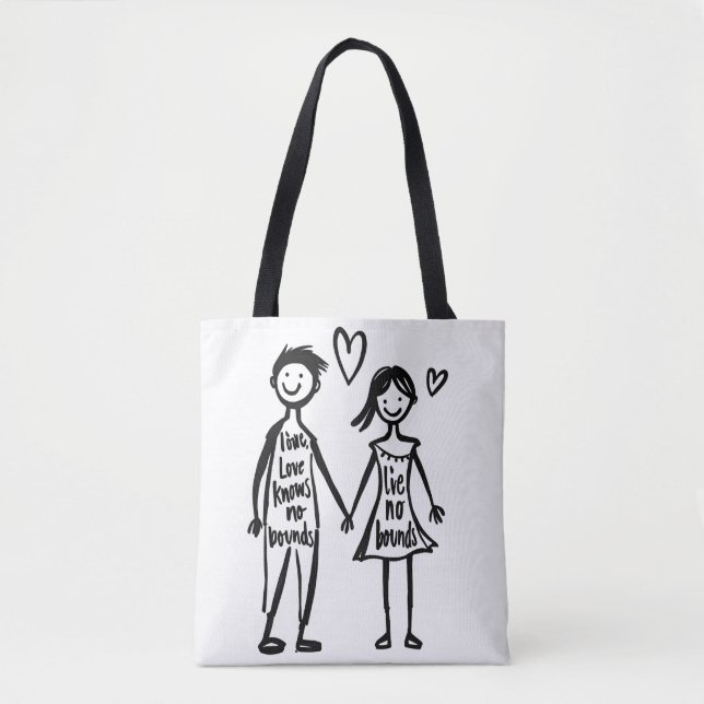 Bolsa Tote O amor não conhece limites (Frente)