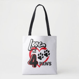 Bolsa Tote O Amor Tem Quatro Saco De Toques