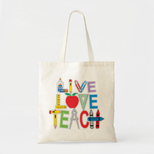 Bolsa Tote O amor vivo ensina