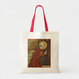 Bolsa Tote O arcanjo Gabriel, C. 1430 (tempera no painel)