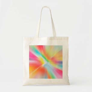Bolsa Tote O Arco-Íris Colorido Inspirou Tiedye Themed Design