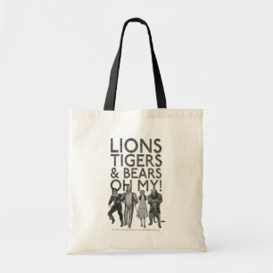 Bolsa Tote O Assistente De Oz™   Leões Tigres e Ursos Oh M
