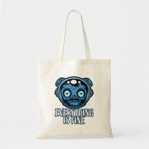 Bolsa Tote O Astronauta Zombie Está Bem