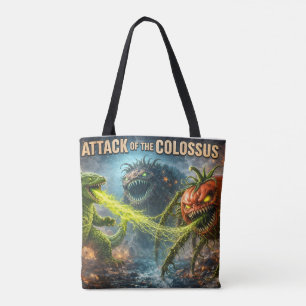 Bolsa Tote O ataque do mutante Colossus veggie por toda parte