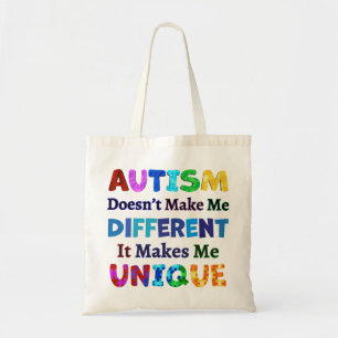 BOLSA TOTE O AUTISM ME TORNA EXCLUSIVO