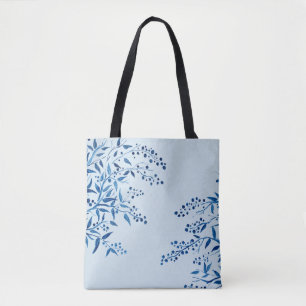 Bolsa Tote O azul ramifica sacola