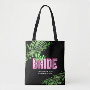 Bolsa Tote O Bach Tropical Verde-Rosa