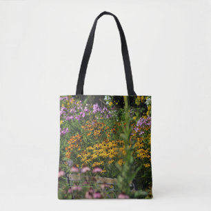 Bolsa Tote O banco nos jardins da barraca