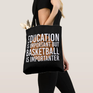 Bolsa Tote O basquete é importante para os presentes de basq