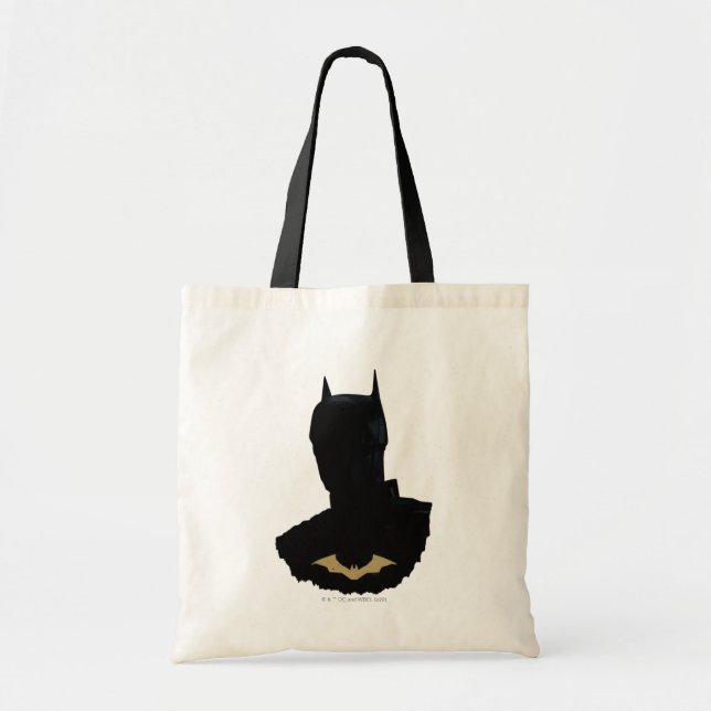 Bolsa Tote O Batman Com O Símbolo De Bat Do Ouro (Frente)