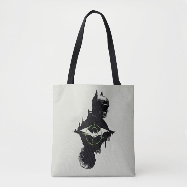 Bolsa Tote O Batman E O Gráfico De Caracteres Duplos Do Riddl (Frente)