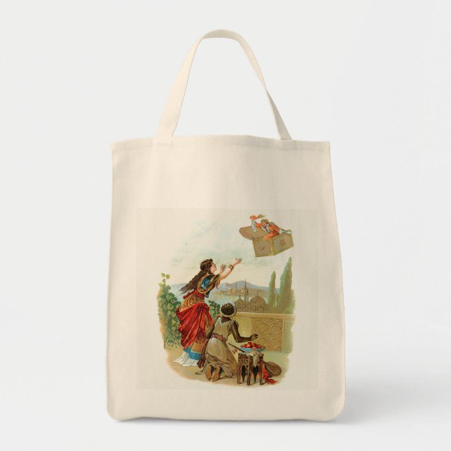 Bolsa Tote O Baú Voador  (Frente)