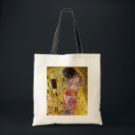 Bolsa Tote O Beijo de Gustav Klimt, Vintage Art Nouveau<br><div class="desc">A pintura suprema do amor, uma bela design para celebrar o Dia de os namorados! O Beijo (detalhe) (1907-1908) de Gustav Klimt é uma pintura vítrea de época vitoriana de amor pelas artes plásticas e romance com um casal romântico em vários tons de ouro, padrões e símbolos, compartilhando um beijo...</div>