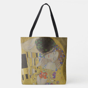 Bolsa Tote O Beijo, Pintura a Óleo Art Nouveau, Gustav Klimt